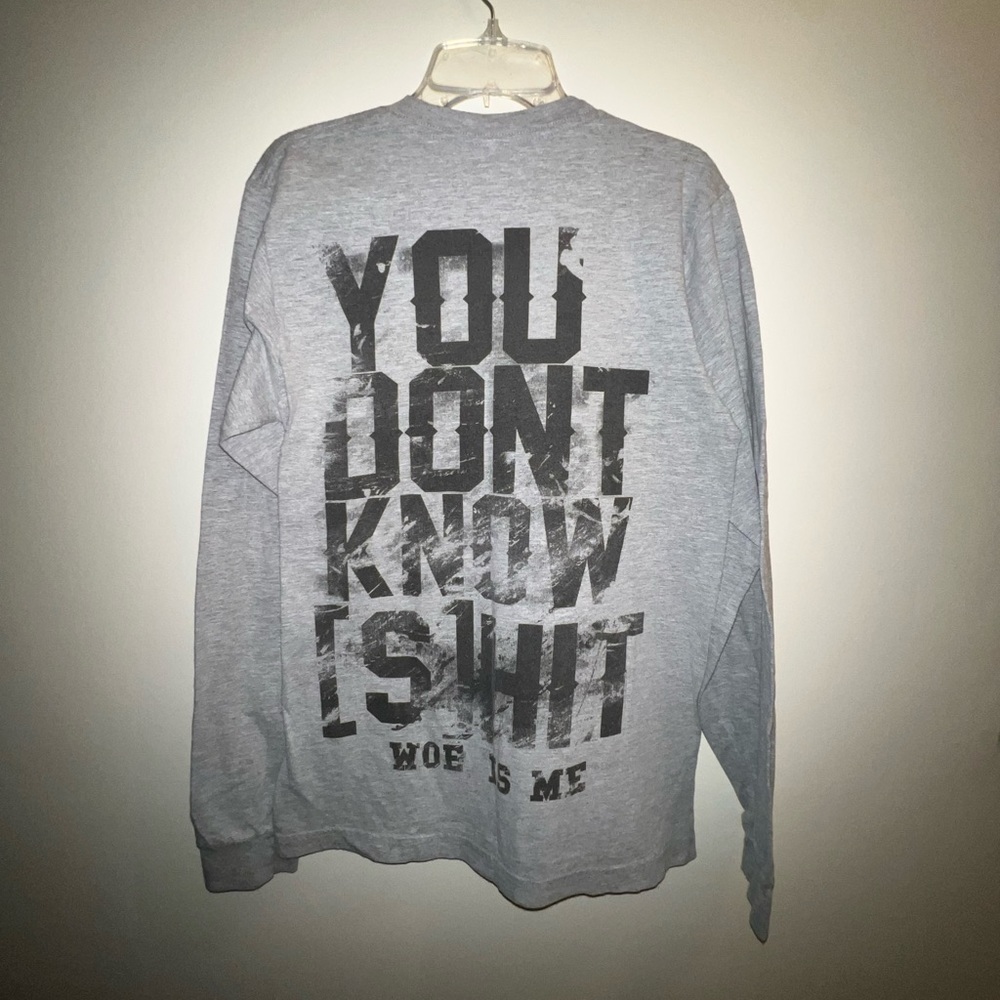 Woe is me band shirt